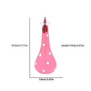 Estatua <span class=keywords><strong>de</strong></span> <span class=keywords><strong>gallo</strong></span> <span class=keywords><strong>de</strong></span> resina, cuello largo, ojo grande, adorno <span class=keywords><strong>de</strong></span> pollo, estilo <span class=keywords><strong>de</strong></span> arte popular para la decoración del patio del hogar y el jardín - Product Image 3