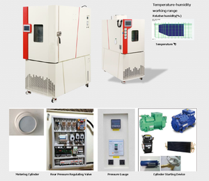 Camera Climatica a Temperatura e Umidità Costante 150L~400L |   Da Banco e da Terra |   -40 ° Da C a +180 ° Gamma C 10~98%RH - Product Image 2