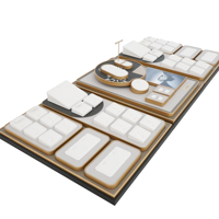 Support de présentation de bijoux multi-matériaux personnalisable pour colliers et bijoux pour hommes, design moderne, marque Shangliang