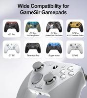 Capuchons de joystick GameSir pour manette G7 Pro Super Nova SE, accessoires de manette, 3 paires de capuchons personnalisés, capuchons en acier lisse