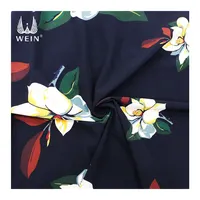 WI-D04 Très apprécié spandex tissu imprimé fleurs pour robes abaya