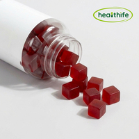 Gummies à la créatine sans sucre Healthife Private Label certifiées NSF, saveur cerise 6g, pour hommes et femmes