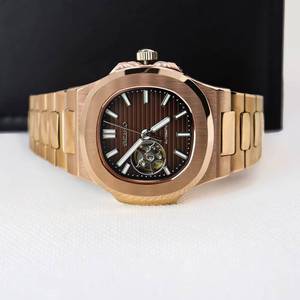 Reloj de pulsera de acero inoxidable de diseño de alta calidad, reloj mecánico de lujo para hombre con diseño hueco. - Product Image 2