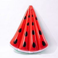 Bouée gonflable personnalisée en forme de pastèque pour enfants, en PVC durable, pour piscine, fêtes estivales, OEM/ODM