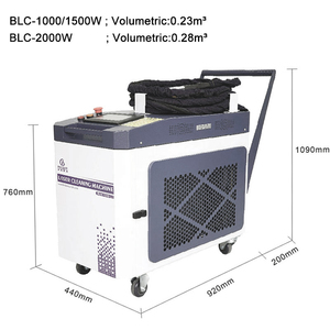 Máquina de Limpieza Láser para Metal, Madera y Piedra, 1000W, 2000W, 3000W, 5000W, 110V, 220V, 380V, Eliminación de Óxido, Máquina de Limpieza Láser - Product Image 3