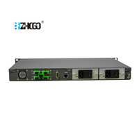 Amplificador Óptico EDFA Hengchi HCEA-1550-4*16dBm 1550nm de 4 Puertos, Equipo de Fibra Óptica FTTH, Conectores SC/APC y SC/PC, -4~+10dBm