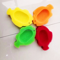 Porte-savon en éponge multi-formes avec design animal pour le bain et les nécessités quotidiennes à la maison