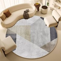 Tapis de salon moderne abstrait avec tapis de sol lavable et tapis de moquette pour toutes les pièces