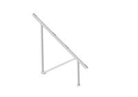 Kits complets de supports universels pour panneaux photovoltaïques, galvanisés à chaud en zinc-aluminium-magnésium/acier, systèmes de montage 25 ans