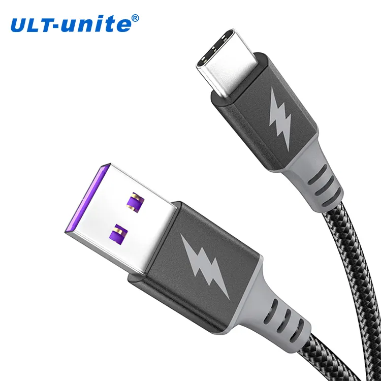 ULT-Unite USB 2.0 480Mbps สายชาร์จเร็วสาย USB C 6A USB 2.0 Type A TO Type C สำหรับโทรศัพท์มือถือ