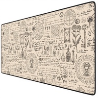 Tapis de souris de jeu rectangulaire XXL personnalisé Tigerwings, grand format, avec bords cousus, tapis de bureau imperméable, dessin animé couleur intégrale