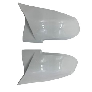 Coques de rétroviseurs blanches pour BMW Série 3 Série 4 F20 F30 F35 12-16, forme de corne, ABS, ensemble complet - Product Image 2