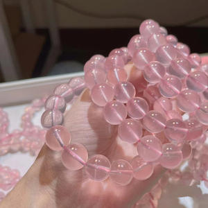 Bracciali in quarzo rosa di alta qualità all'ingrosso bracciali in cristallo di quarzo rosa <span class=keywords><strong>starlight</strong></span> del mozambico - Product Image 2