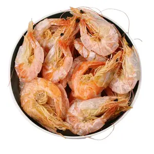 北海强力工厂出口新鲜海鲜干南美白对虾越南风味冻干虾