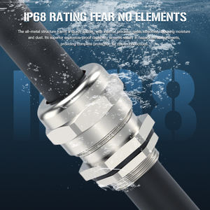 EX1 Plugue Industrial Blindado Simples IP68 Latão Baixa Tensão - Product Image 6