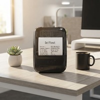 Imprimante thermique portable mini 56 mm 2-en-1 pour étiquettes et reçus, sans fil USB pour colis express
