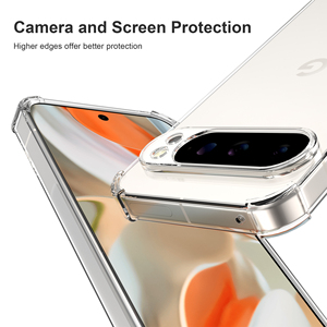 Coque de téléphone anti-chocs <span class=keywords><strong>Alpha</strong></span> Texture pour Google Pixel 9 Pro XL Clear Ultra Thin TPU Cover Anti-Drop Smartphone Back Cover - Product Image 4