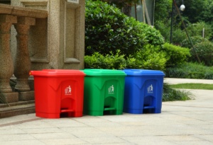 100L 80L 50L 30 litre sarı renk çöp sepeti sıcak satış renkli plastik pedallı çöp kutusu - Product Image 4