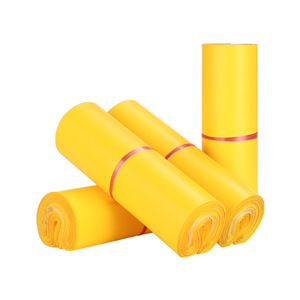 Sacs de courrier jaune épais imperméable mat poncé enveloppes postales de haute qualité livraison gratuite pochettes d'emballage - Product Image 1