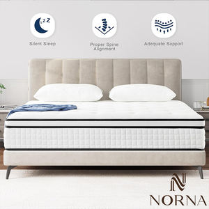 Распродажа, матрас для гостиничной кровати королевского размера, Высокоплотный матрас из вспененного материала, пружинный латексный Гибридный матрас, рулон в коробке - Product Image 3