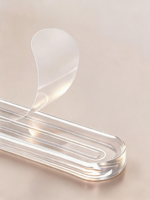 Protections d'angle transparentes en silicone anti-vibration pour réfrigérateur, canapé, lit, porte – Lot de 4 – Personnalisables