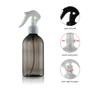 Bouteille pulvérisateur miniature à gâchette en plastique noir PET de 200 ml, 300 ml, 500 ml, pour jardin, avec pompe manuelle - Product Image 2