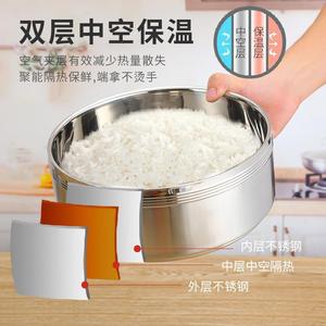Stainless Steel Multi Layer <b>Insulated</b> <b>Lunch</b> <b>Box</b> Large Capacity 4 Tier For Office Workers Adult Cylinder Solid Color - Product Image 3