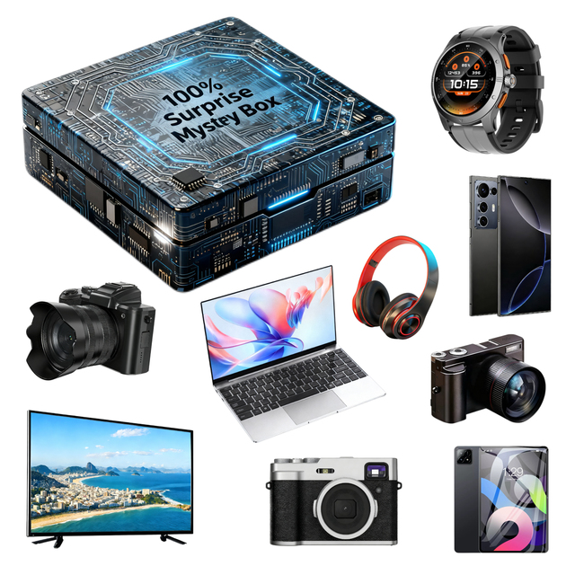 High Quality 3C Electronic Lucky Mystery Box 100% Surprise Random Phone Tablet PC Laptop TV 2025 New Advanced Blind Box