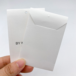 Nhà Máy In Tùy Chỉnh Ít Quần Áo Giấy Những Điều Nhỏ Túi Giấy Có Thể Gập Lại Treo Phụ Tùng Nút Túi Cho Quần Áo - Product Image 4