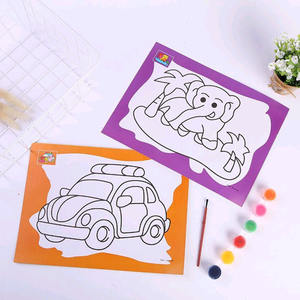 مجموعة أدوات رسم يدوية يدوية يدوية من المورد مجموعة تلوين 6 ألوان مائية ألعاب رسم للأطفال - Product Image 5