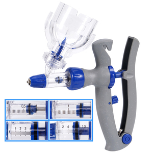 1ml 2ml 5ml 10ml thú y tự động nhựa vắc xin ống tiêm lợn gieo liên tục động vật ống tiêm Injector với chai chủ - Product Image 3