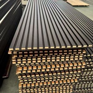 Panneau acoustique à lamelles en <span class=keywords><strong>MDF</strong></span> à clipser facile à installer <span class=keywords><strong>pour</strong></span> les projets de rénovation. - Product Image 4