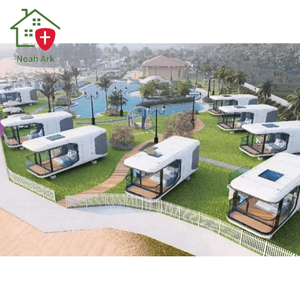 Casa Cápsula Prefabricada de Lujo Noah Ark, Contenedor Espacial para Hotel o Villa, Estructura de Acero Galvanizado, Ecológica, Impermeable, con Energía Solar - Product Image 5