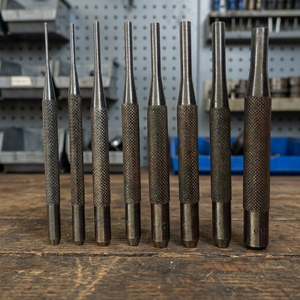 Jeu de 8 poinçons professionnels en acier trempé pour l'extraction de goupilles de précision, idéal pour la réparation de bijoux en atelier | GS1456C - Product Image 3
