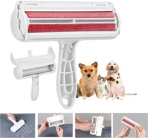 Wholesale <b>Pet</b> Hair Cleaning Two-way Reusable Simple Luxury Dog Hair Remover Roller Sticker Plastic <b>Brush</b> Certified - Product Image 2