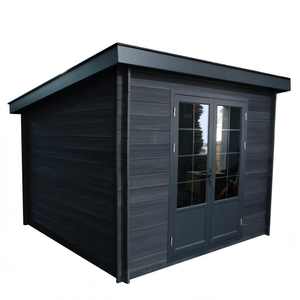 Casetta da Giardino Esterna Serie D con Pannelli Sandwich WPC, Case Moderne in Legno, Appartamenti Prefabbricati per Esterni EASYGREEN - Product Image 6
