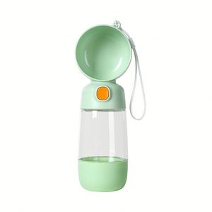 Yellow Silicone Pet Walking Water <b>Cup</b> 550ml Light 179g Outdoor Travel Container - Product Image 3