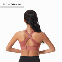 Soutien-gorge de sport ajustable à fermeture éclair avant pour le yoga, la gym et l'entraînement, bretelles réglables, bonnet complet, respirant, absorbant la transpiration, du S au 5XL pour femme