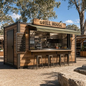 Contenedor Prefabricado de 20 pies para Restaurante con Parrilla al Aire Libre, Bar en Contenedor de Envío, Quiosco Móvil de Comida Rápida para Campamentos y Lugares Turísticos - Product Image 1