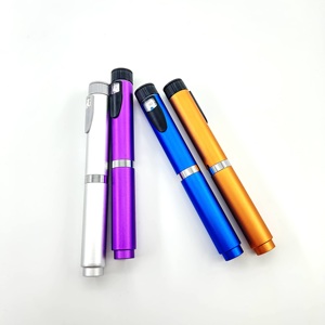 Reusable Metal Dosing <b>Pen</b> with Metal Cap Ergonomic Grip for 3ml Cartridge Custom Logo OEM Packaging Device - Product Image 1