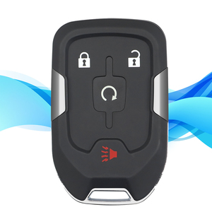 MS 3 + 1 botón Inicio Hoja sin cortar Control remoto Funda para llave para Chevrolet GMC Smart Keyless Vehicle Blank Car <span class=keywords><strong>Key</strong></span> Fob Shell - Product Image 4