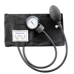 Honsun HS-2000 Hot Selling Black Color Draagbare Palm Type Aneroïde Handmatige Mechanische Sfygmomanometer Voor Ziekenhuis & Thuisgebruik