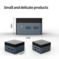 Mini pc Inter N100 12 CPU 1/30 taille d'un mini ordinateur de bureau