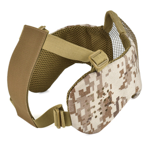 <span class=keywords><strong>Masque</strong></span> Facial Multicolore ZLang V12 pour CS, <span class=keywords><strong>Paintball</strong></span>, Entraînement et Chasse, Demi-<span class=keywords><strong>Masque</strong></span> Tactique avec Protection Auditive - Product Image 5