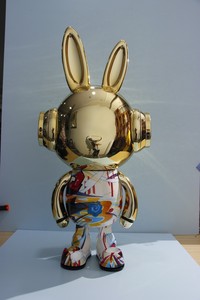Bring Destiny <span class=keywords><strong>lapin</strong></span> fabrication d'usine de fibre de verre Electroplate BearBrick décoration de la <span class=keywords><strong>maison</strong></span> Statue Kaw Figure Sculpture décoration de la <span class=keywords><strong>maison</strong></span> - Product Image 4
