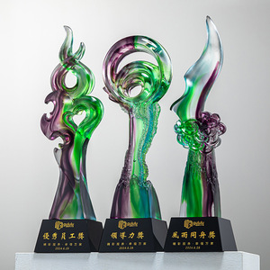 Crystal Trophy Laser Engraved Uv Printing Durable Conference Award Business <b>Gift</b> - Product Image 5