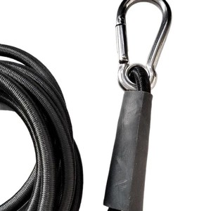Crochet de corde élastique pour sports de plein air, 30cm, en acier inoxydable avec mousqueton pour accessoires de kayak et de canoë - Product Image 5