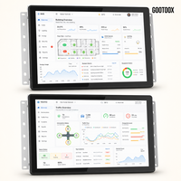 Monitor de equipo de minería para kiosco de autoservicio Android todo en uno de 7/10.1/15.6/21.5 pulgadas con montaje empotrado RK3562 RK3568