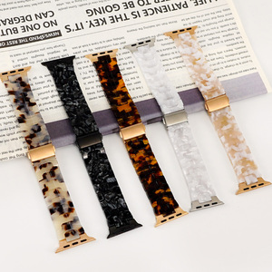 CANYUAN <span class=keywords><strong>Bracelet</strong></span> de montre intelligent de luxe en acétate 2x15cm pour Iwatch10 <span class=keywords><strong>Bracelet</strong></span> mince en acétate de marbre pour Iwatch <span class=keywords><strong>Bracelet</strong></span> de montre en acétate de mode - Product Image 6