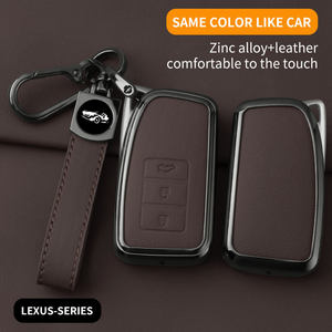 NUEVA Funda de Cuero y Aleación de Zinc para Llave de Coche Lexus NX IS RX ES LS GX LX UX GS 200 260 300 350 NX200 ES300 RX350 NX300 - Product Image 5